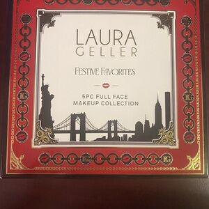 Laura Geller Festive Makeup Set with Red and Gold Accents